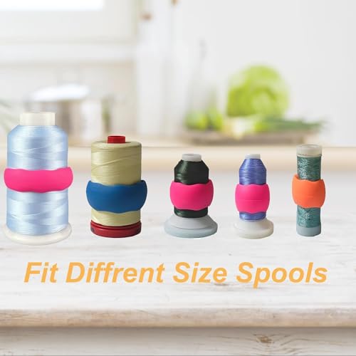 Simthread 63 Colors Compatible with Brother Polyester Embroidery Machine Thread + 20 Thread Holder Kit - color: 63 Colors+20 Holder