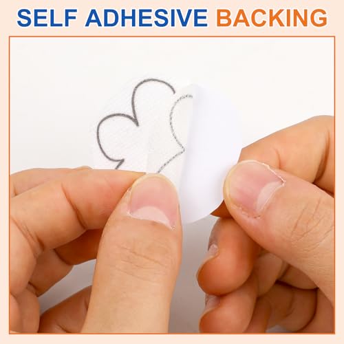 FURWEY Water Soluble Stabilizer for Embroidery,24PCS 8.5x11,Self Adhesive - size: 24P