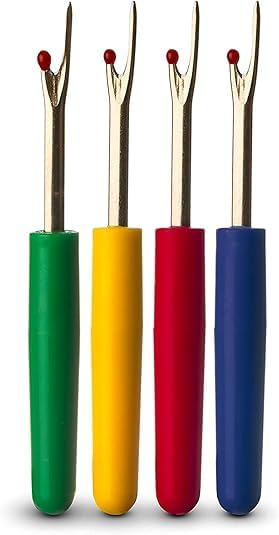 4 Pieces Seam Rippers Sewing Stitch Thread Unpicker for Quick Unpick Creative Sewing Tools