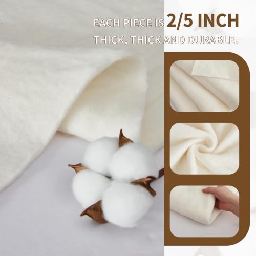 TQNSIE 100% Natural Cotton Batting for Quilting 90-Inch x 96-Inch | 200GSM Lightweight Batting Fabric,All Season Quilt Batting Queen Size, Craft and Wearable Arts - color: 90x96 Inch