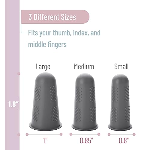 Mr. Pen- Hot Glue Gun Finger Protectors, 24 pcs, Black and White Shades - color: Black & White Shades, size: 24 pcs