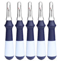 ZMAAGG Seam Ripper for Sewing, Ergonomic Grip Handle, 5 PCS Purple - color: Purple