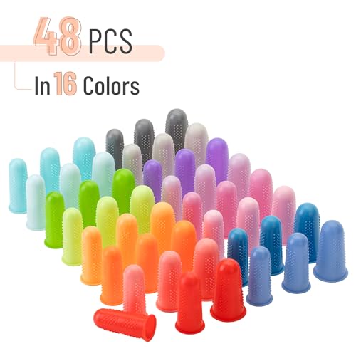 Mr. Pen- Hot Glue Gun Finger Protectors, 48 pcs - color: Multi-color, size: 48 pcs
