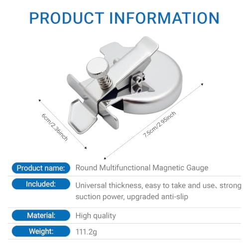3 in 1 Magnetic Seam Guide for Sewing Machine with Seam Ripper - size: 3 in 1 Circle Seam Guide