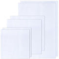 MIDELONG 6 PCS Aida Cloth 14 Count Cross Stitch Fabric, 3 Sizes White Classic Reserve Cross Stitch Aida Cloth for Home DIY Handmade Needlework Craft Embroidery Decoration