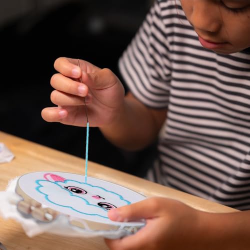 Louise Maelys 12 Pre-Stamped Embroidery Kit for Kids, Perfect for Ages 8-12 - color: cute embroidery kits