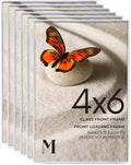 Mantello Picture Frames 4x6 Set of 12 - Small Picture Frame, Front Loading Frame Set - Wall Frames, White Picture Frames- 12 Pack, White - color: White, size: 4x6 - 12 Pack