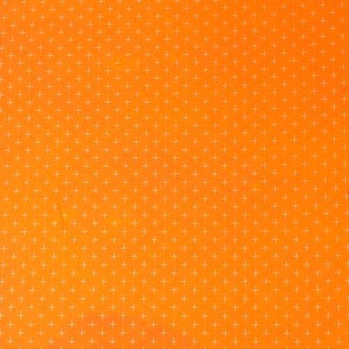 Singer Fabric, 100% Cotton, Embroidery Fabric, Cut by The Yard, Orange - color: Orange