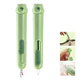 FLONSA 2 PCS Automatic Needle Threaders, 3 in 1 Seam Ripper Upgraded Stretchable Needle Threader for Hand Sewing Cross Stitch(Green) - color: Green