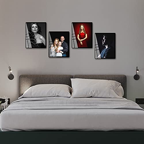 Bluesun 8x10 Picture Frame White Standing can be Vertical and Horizontal - Real Glass Frames, Cool 8×10 Photo Frame, Wall Frames Gifts for Women Girlfriend Mom Sisters and Loved Ones(8x10, white) - color: white, size: 8x10 （1 Pcs）