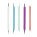 5 Pcs Pattern Tracing Stylus, Ball Embossing Stylus for Transfer Paper, Tracing Tools for Drawing, Embossing Tools for Paper, Art Dotting Tools for Nail Art, Ball Tip Clay Tools Sculpting Stylus