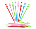 Penta Angel Plastic Sewing Needles 40Pcs 3.5 Inch Large Eye Bodkin Embroidery Knit Weaving Needles Tapestry Hand Sewing Needle Tools for DIY Craft, 4 Colors