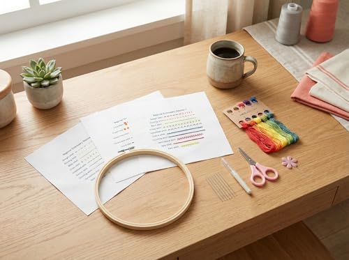QIZUOLIFE Embroidery Kits for Adults, Water Soluble Embroidery Patterns