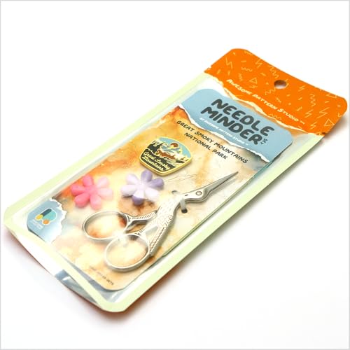 Awesome Pattern Studio National Parks Needle Minder Set (Great Smoky Mountains Classic Design - Set #2) - size: Great Smoky Mountains Classic Design - SET #2