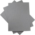 KCS 3 pc of 12" x 18"(30cmx45cm) Counted Cotton Aida Cloth Cross Stitch Fabric (Medium Grey,16CT) - color: Medium Grey, size: 16CT