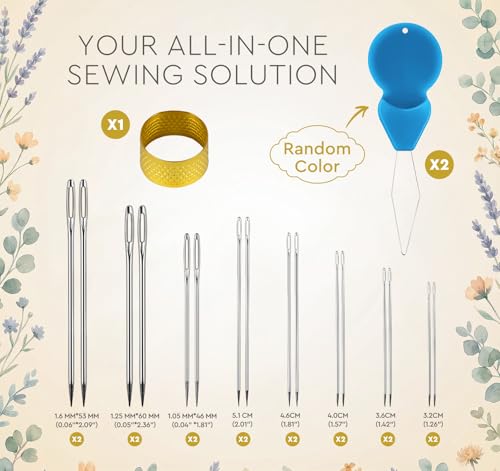 ilauke 40 Spools Sewing Thread Set – 36 Colors + Extra 2 White & 2 Black