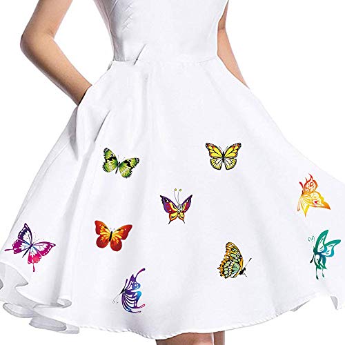 Butterfly Dinosaur Animail Iron on Patches Applique for Babies Lovely Cartoon Animal Birds Flowers Heat Transfers Stickers for Kids Boys Girls T-Shirt Coat Clothes DIY 4 Set - color: Butterfly Dinosaur-2