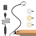 iZELL Desk Lamp, LED Reading Light with Clamp, 3 Color Modes & 10 Brightness Flexible Arm Book Light for Kids Reading Book in Bed at Night Clip on Table, Computer, Zoom Meetings - 27.6‘’ Black - size: 27.6'' Black