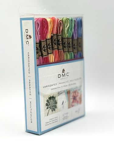 DMC Embroidery Floss Pack - Variegated - 8.7 Yards - 36 skeins - color: Assorted, size: 8.7 Yards (36 skeins)