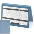 Flutesan 1 Pcs Knitting Pattern Holder, Fold up Cross Stitch Knitting Chart Keeper with Replacement Magnets, Magnetic Cross Stitch Accessories (Folded Size 6.1 x 9 Inch,Blue) - color: Blue, size: Folded Size 6.1 x 9 Inch