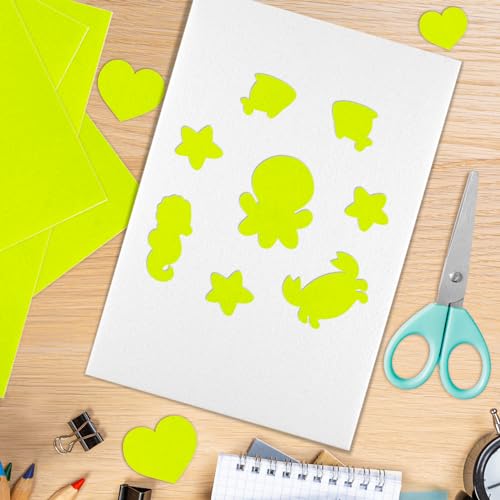 10PCS Bright Yellow Self Adhesive Felt Fabric Sheets Sticky Felt Sheets for Craft Supplies Art Home Making（8.3" x 11.8"/20 x 30cm） - color: Bright Yellow