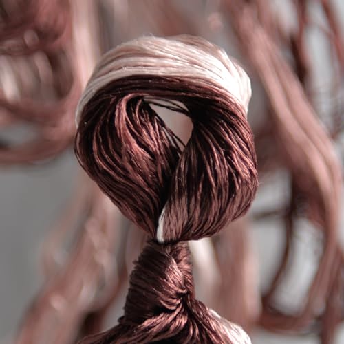 100% Mulberry Silk Embroidery Thread 7 Colors 22m Each (59) - color: 59