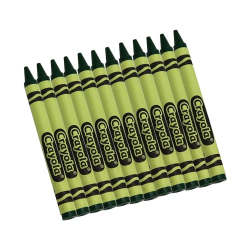Crayola Crayons in Green, Bulk Crayons, 12 Count - color: Green