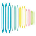 15PCS Large Eye Plastic Yarn Needles for Knitting and Crochet, Flexible Tapestry Darning Needles for Weaving in Ends with Thick Bulky Yarn, Multicolor