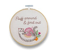 FUNATIC Fluff Around and Find Out Funny Cat Embroidery Kit for Adults - color: Fluff Around and Find Out