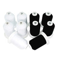 New brothread Multi-Purpose 100% Mercerized Cotton Threads -5 White+5 Black - color: 5 White+5 Black Colors
