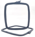 Nurge Square Embroidery Hoop - Plastic Cross Stitch Frame for Needlepoint & Embroidery - Adjustable Craft Hoop - Anthracite - No:4 (Large) - color: Anthracite, size: No:4 (Large)