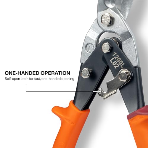 Klein Tools 120AVSKIT Aviation Snip Set, Left, Right, Straight Cut, Metal Shears with Forged Steel Blade, 3-Piece - style: 3-Piece Kit