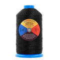 Mandala Crafts Size 277 840D T270 Black Bonded Nylon Thread, 800 YDs - color: Black, size: T270 #277 840D/3 800 Yards