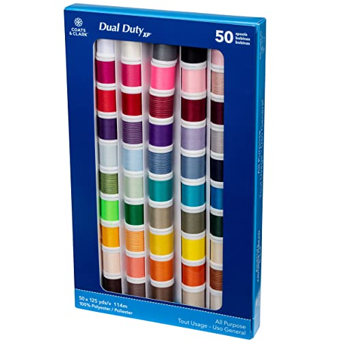 Coats & Clark Dual Duty All Purpose Sewing Thread for Sewing Machine