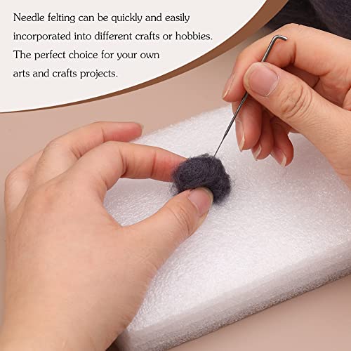 3.53oz Needle Felting Wool Roving Wool for Felting Wool Felting Supplies - color: dark brown