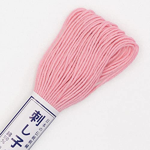 Olympus Sashiko Skein 20m Pink thread - color: Pink