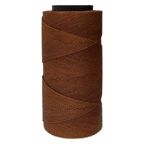 The Beadsmith Knot It Waxed Polyester Cord – Coffee Color – 0.7mm Diameter – Light Wax, 144 Meters (472 Feet) Per Spool – Make Jewelry, Macrame, Friendship Bracelets and DIY Crafts - color: Coffee