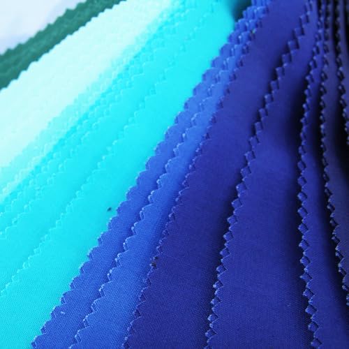 Threadart Blue Shades Jelly Roll - 40 Precut 2.5" Cotton Strips - color: Blue Solids