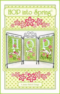 Jaine Babich Designs Hop into Spring Embroidery Kit - Machine Embroidery Kits - Rectangular - White