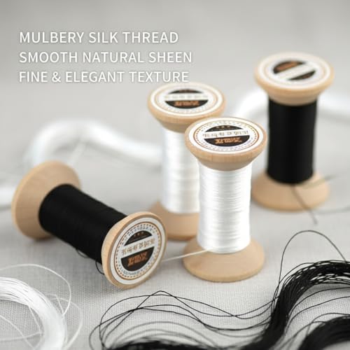 Natural 100% Mulberry Handmade Embroidery Silk Thread Silk Floss (88) - color: 88