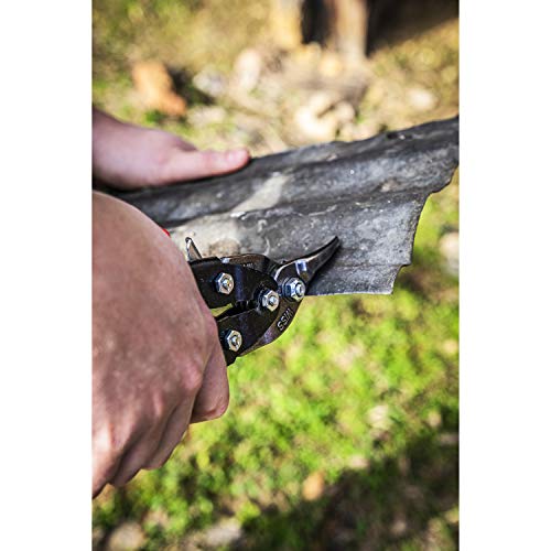 Crescent Wiss 9-3/4" MetalMaster Compound Action Straight and Left Aviation Snips - M1R (Pack of 2) - size: 1 Count (Pack of 2)