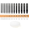 OWDEN Professional 13 Pcs Leather Hole Punch Set, Slim Style.1.0-12MM