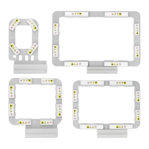 Sew Tech 4pcs Magnetic Hoops for Brother, 1x2.5 4x4 5x7 6x10in Bar Set - size: 4in1 - BMK