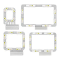 Sew Tech 4pcs Magnetic Hoops for Brother, 1x2.5 4x4 5x7 6x10in Bar Set - size: 4in1 - BMK