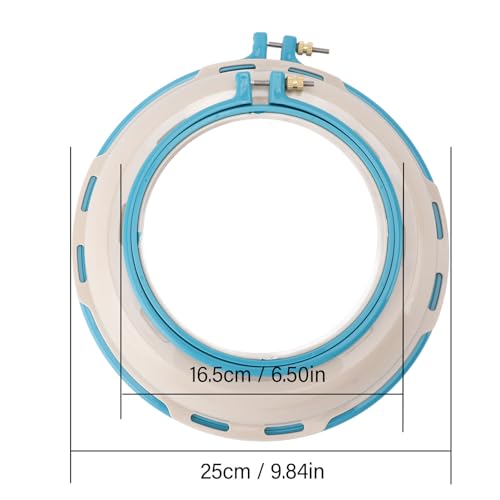 GLOGLOW Embroidery Stand Hoop, 360° Rotation, Double Sided Design - style: 1