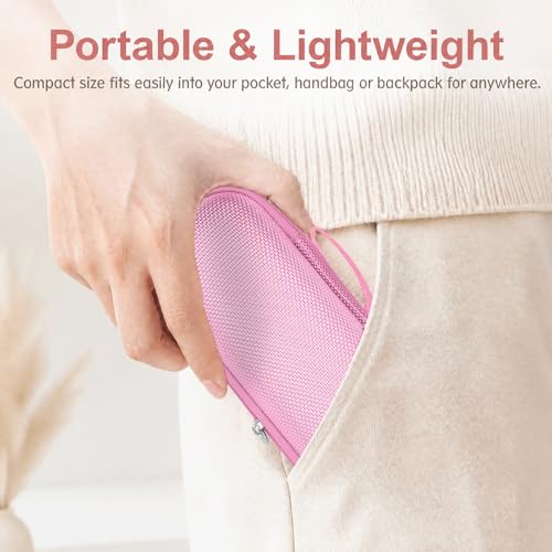 sijidou Insulin Cooler Travel Case, Portable Insulin Travel Case, Insulin Cooling Cases Insulated Organizer for Insulins Pens (Pink) - color: Pink