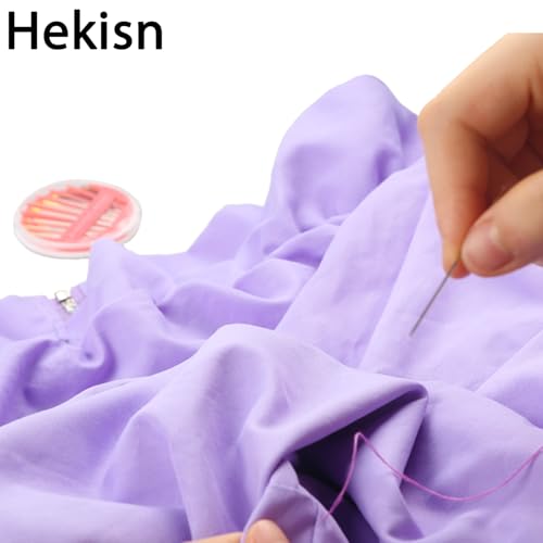 Hekisn 30pcs Premium Hand Sewing Needles, 6 Sizes 30-Count Assorted Sewing Needles, Stitching Needles for Hand Sewing Repair，Sewing Sharp Needles Sewing Repair Embroidery Needles - style: Pink