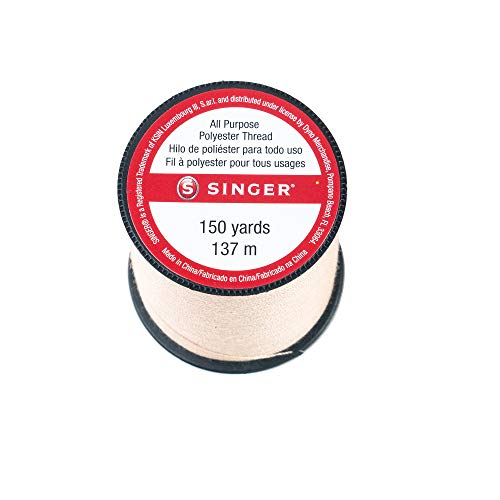 Singer 60309 All Purpose Polyester Thread, 150-Yard, Camel - color: Camel, size: 1- Pack
