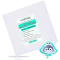 Craftido 8"x8" 150 Sheets Cut Away Embroidery Stabilizer - size: 8"x8" 150sheets