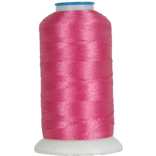 ThreadArt Polyester Machine Embroidery Thread, 1000M 40wt, Hot Pink 674 - color: Hot Pink